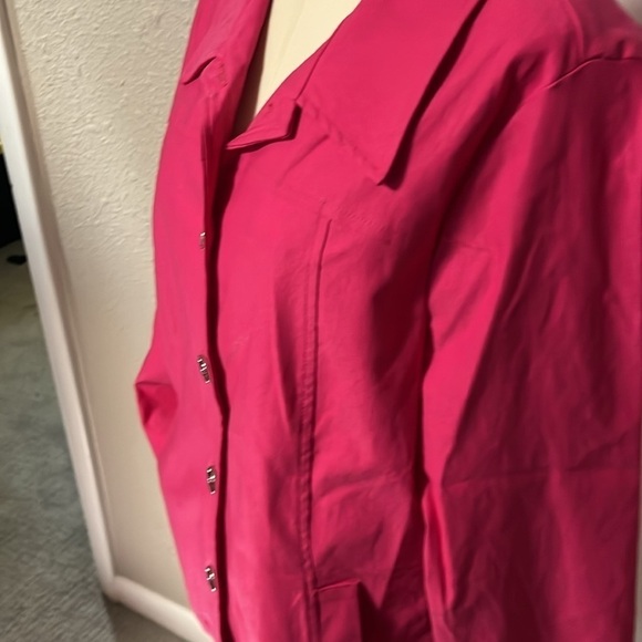 Size 14 women’s business blazer nwt hot pink by modes - Picture 6 of 8